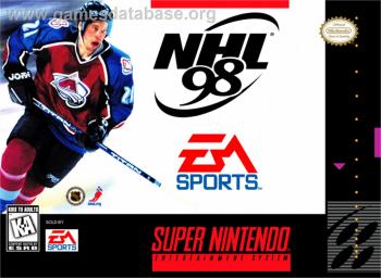 Cover NHL '98 for Super Nintendo